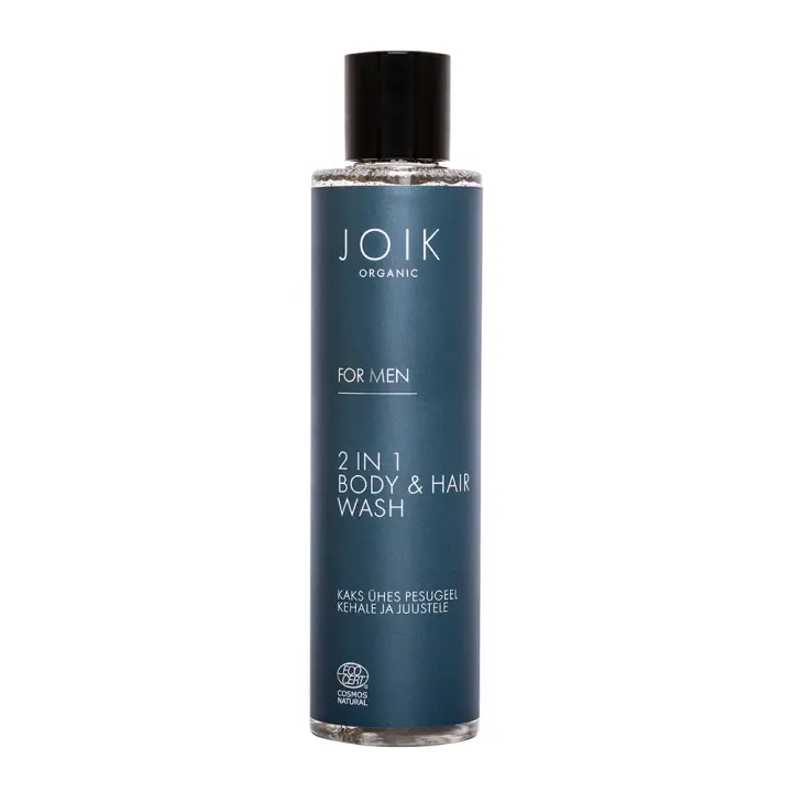 JOIK Organic for Men kaks ühes pesugeel kehale ja juustele 200 ml